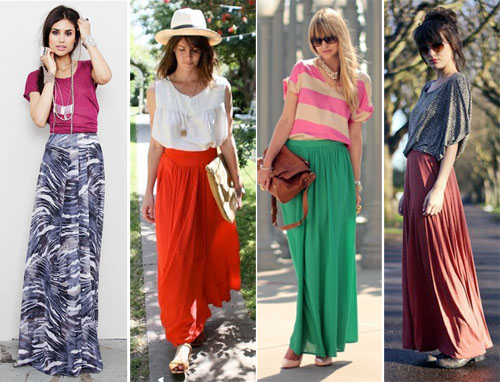 Длинная юбка — символ женственности Длинная юбка