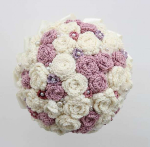 Вязаный букет