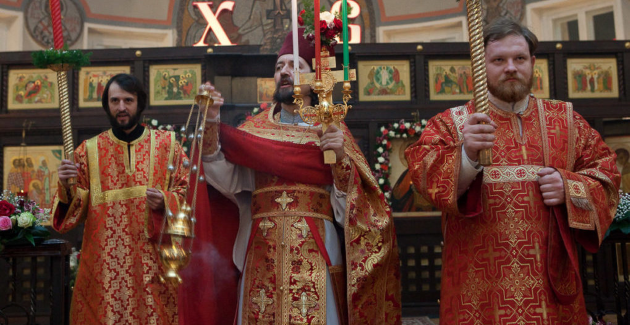 День пасхи Священнослужители