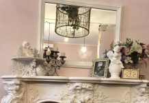 Декоративный камин из гипса и бетона