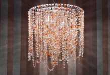 Потолочные светильники со стеклярусом: ярко и необычно