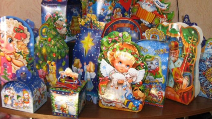 Покупка сладких подарочных наборов на Новый Год онлайн