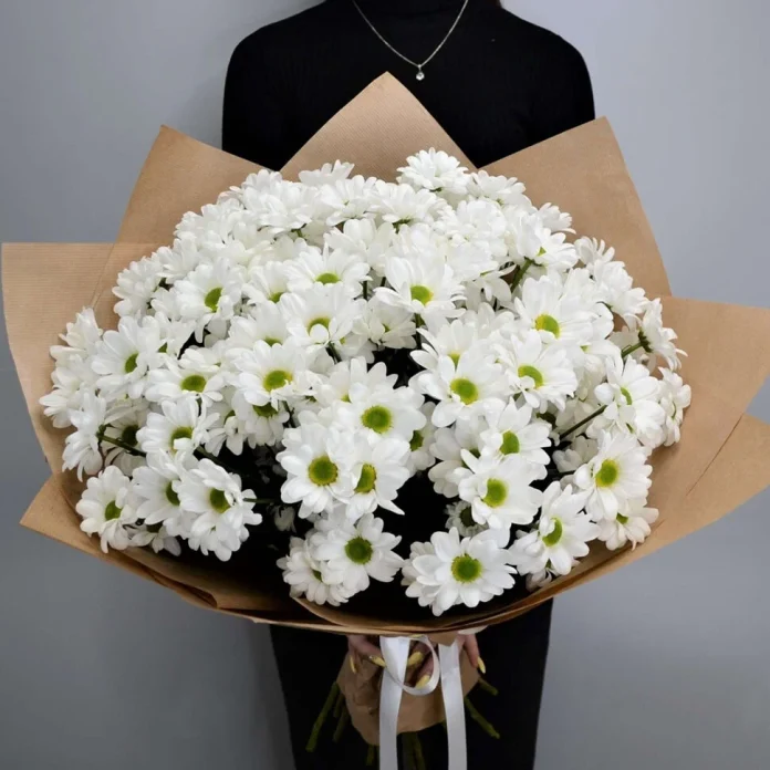 Букеты из хризантем с доставкой: радость до вашего порога