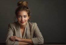 Стоимость женского бизнес-портрета в фотостудии